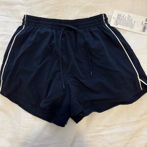 Lululemon Athletica Dark Blue Women's Athletic Shorts